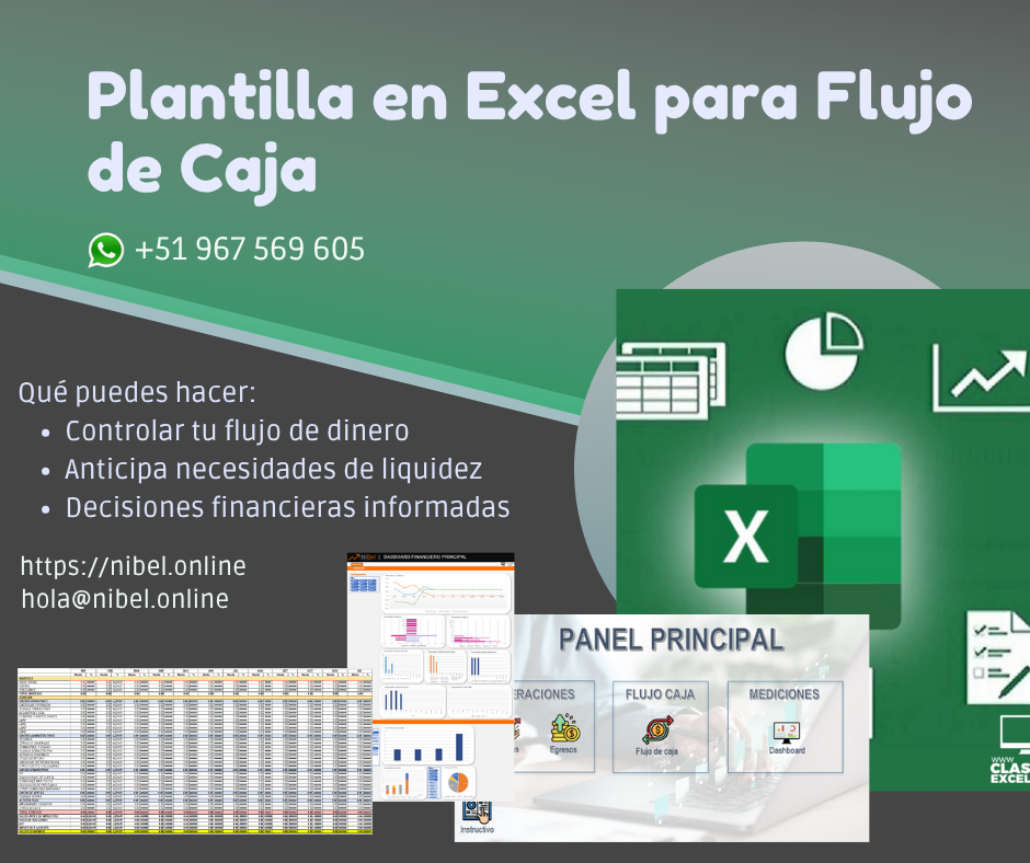 Plantilla en Excel para control de Inventarios